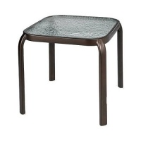 Courtyard Creations Woodfield Stacking Side Table, 16 by 16-Inch