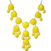 Bubble Statement Necklace, Chunky Bubble Necklace,Bubble Yellow Necklace(Fn0508-Yellow)