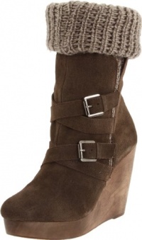 Naughty Monkey Women's Bundle Up Wedge Boot