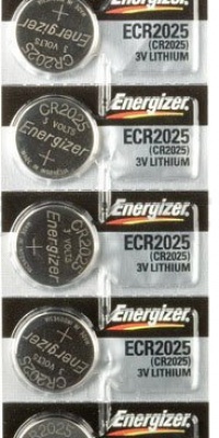 Replacement Batteries Energizer CR2025 for Cayeye, Sigma, Knog, Planet Bike & Mnay Others.