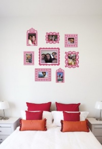 Stickr Frame , Package of 8 Pink Frames