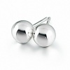 Bling Jewelry Sterling Silver Bead Ball Stud Earrings 8mm