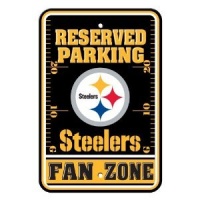 NFL Pittsburgh Steelers Plastic Parking Sign