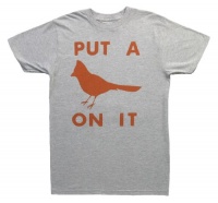 Portlandia Put A Bird On It Slim Fit Adult Tee