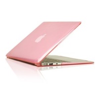 TopCase Rubberized Hard Case Cover for Macbook Air 13 (A1369 and A1466) with TopCase Mouse Pad (PINK)