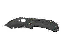 KA-BAR Knives Fin Folding Tanto Serrated Knife