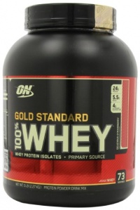 Optimum Nutrition 100% Whey Gold Standard, Delicious Strawberry, 5-Pound