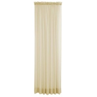 Stylemaster Elegance Sheer 1000 Twist 60-Inch by 84-Inch Voile Panel, Beige