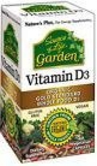 Nature's Plus Source of Life Garden Vitamin D3 -- 60 Vegetarian Capsules