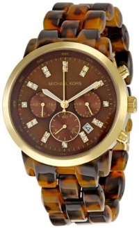 Michael Kors Women's MK5216 Chronograph Tortoise Watch