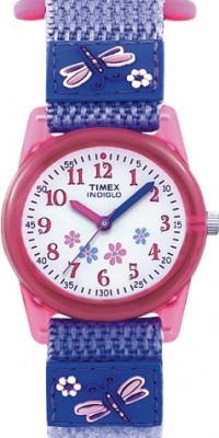 Timex Kids' T75031 Red Case Blue Fast Wrap Watch