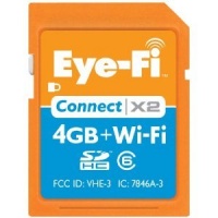 Eye-Fi Connect X2 4 GB Class 6 SDHC Wireless Flash Memory Card EYE-FI-4CN