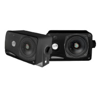 Pyle PLMR24B 3.5-Inch 200 Watt 3-Way Weather Proof Mini Box Speaker System (Black)