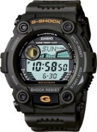 Casio Men's G-7900-3DR G-Shock Green Resin Digital Dial Watch