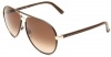 Gucci GG2887/S Sunglasses - 0UZF Dark Chocolate Leather (CC Brown Gradient Lens) - 61mm