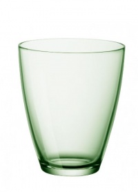 Bormioli Rocco Zeno Rocks Glass, Green, Set of 12