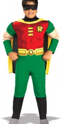 Child Teen Titan Muscle Robin Costume - Toddler