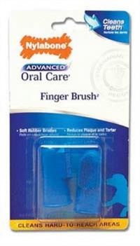 Nylabone Advanced Oral Care Finger Brush, 2-Pack