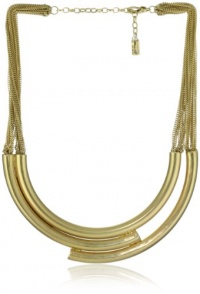 Kenneth Cole New York Modern Sea Gold-Tone Asymmetrical Frontal Statement Necklace