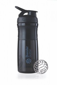 BlenderBottle SportMixer, Black/Black, 28 Ounce