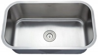 Kraus KBU14 30-Inch Undermount Single Bowl 16 gauge Kitchen Sink, Stainless Steel