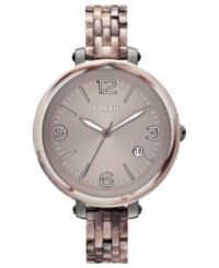 Stunning colors that finish off your newest looks: a Heather collection watch from Fossil.