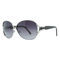 Just Cavalli JC 399/S 16B Black Oversized Round Sunglasses