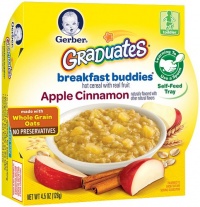 Gerber Graduates Breakfast Buddies - Apple Cinnamon Cereal, 4.5-Ounce (Pack of 8)