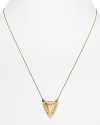 Master mystic charm with House of Harlow 1960's pyramid pendant necklace.