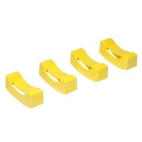 Ernst Manufacturing 964-Yellow Jack Stand Covers, Set of 4