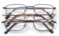 OPTX 20/20 Alphareader 3 Pair Valupac Metal Readers +1.50