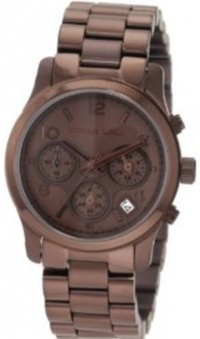 Michael Kors Women's MK5492 Brown Tone Stainless Steel Quartz Chronograph Date Display Brown Dial