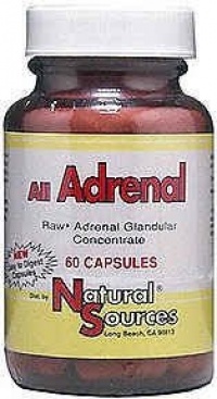 Natural Sources - All Adrenal, 165 mg, 60 capsules