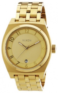 Nixon Men's A325-502 Stainless Steel with Gold Dial Watch