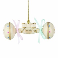 Lenox 2010 Baby's First Christmas Rattle Ornament