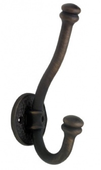 Brainerd B45002Y-OB-CP Jumbo Hammered Hook, Oil Rubbed Bronze