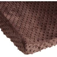 Carters Super Soft Dot Changing Pad Cover, Chocolate