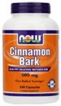 NOW Foods Cassia Cinnamon Bark 600mg, 240 Capsules