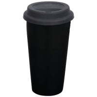 Maxam® 16oz Ceramic Mug Silicone Lid