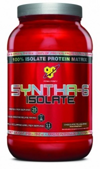 BSN Syntha-6 Isolate 100% Isolate Protein Supplement, Chocolate Milkshake, 4 Pound