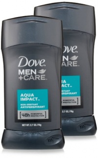 Dove Men + Care AntiPerspirant Deodorant, Aqua Impact, 2.7 Ounce