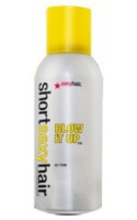 Sexy Hair Short Hair Blow It Up Gel Foam, 5.3 Ounce