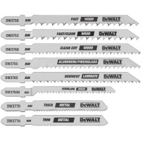 DEWALT DW3791 8-Piece T-Shank Jig Saw Blade Set