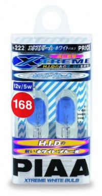 PIAA 19172 168 Xtreme White Wedge Bulb - 2 Piece