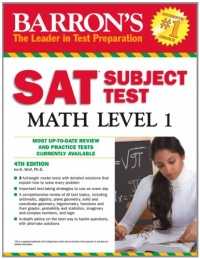 Barron's SAT Subject Test Math Level 1, 4th Edition