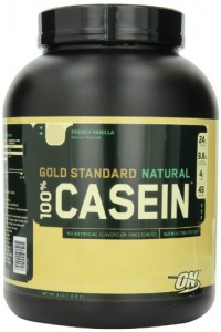 Optimum Nutrition 100% Casein Protein, French Vanilla, 4 Pound