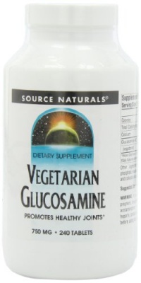 Source Naturals Vegetarian Glucosamine 750mg, 240 Tablets