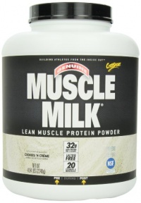 Cytosport Muscle Milk, Cookies & Cream, 4.94-Pound Jar