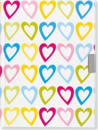 Hearts Locking Journal (Notebook, Diary) (2nd Gen Lock)