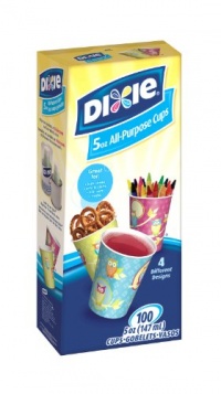 Dixie 5oz. All-Purpose Cups, 100ct ((Colors/Styles Vary))